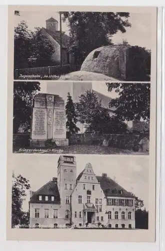 81283 AK Cammer (Jauch Belzig) - Schloß, Reichsschule, Jugendheim, Kirche