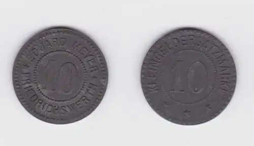 10 Pfennig Zink Notgeld Münzen Friedrichswerth Eduard Meyer  (139914)