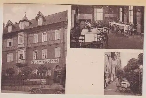 37267 Mehrbild Ak Arnstadt in Thüringen Schmidts Hotel um 1920