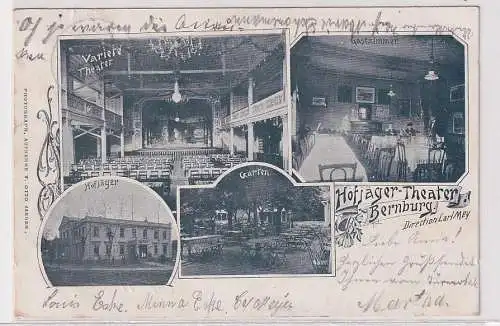 46464 Mehrbild Ak Bernburg Hofjäger Theater 1902