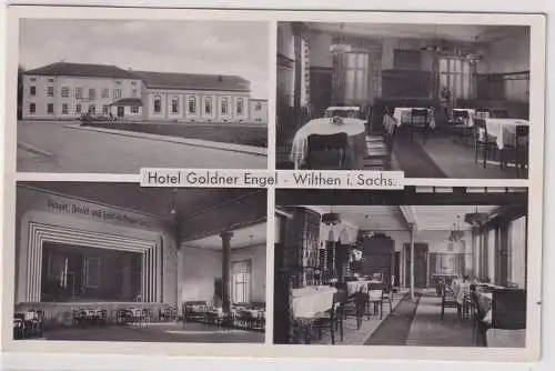 900681 Mehrbild Ak Wilthen in Sachsen Hotel goldener Engel 1939