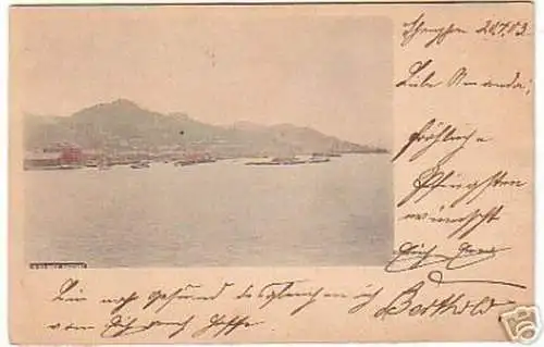 12723 Ak Nagasaki Japan Totalansicht 1903