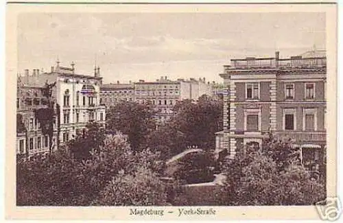 09774 Ak Magdeburg Yorkstrasse um 1930