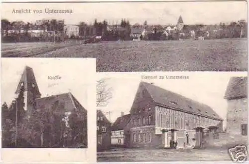 19183 Mehrbild Ak Gasthof zu Unternessa 1908