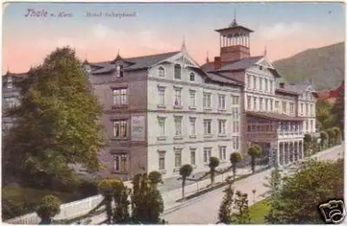 20162 Ak Thale am Harz Hotel Zehnpfund um 1910