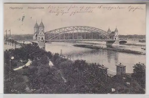 21838 Ak Magdeburg Königsbrücke 1910