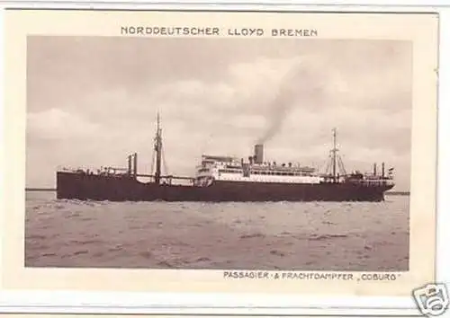 23071 Ak Passagierdampfer "Coburg" um 1920