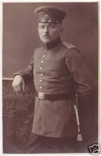 21448 Foto Ak Soldat in Uniform 15.Regt. um 1915