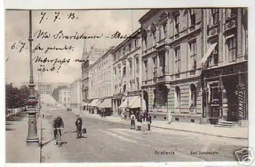 13035 Ak Kristiania Oslo Karl Johannsgate 1913