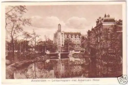 29920 Ak Amsterdam Leidscheplein met Americain Hotel