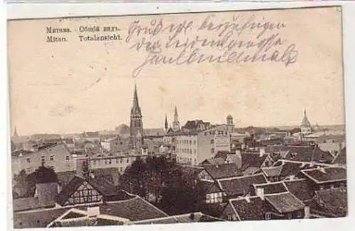 35389 Feldpost Ak Mitau Totalansicht 1917