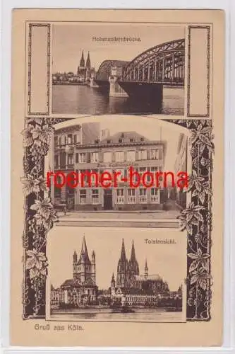 83330 Mehrbild Ak Gruß aus Köln Hotel 'Zum Salzrümpchen' 1925