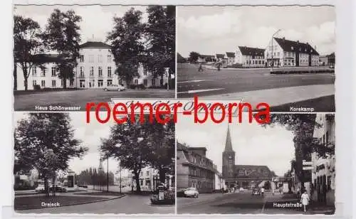 82227 Mehrbild Ak Krefeld Oppum Haus Schönwasser, Korekamp usw. 1972