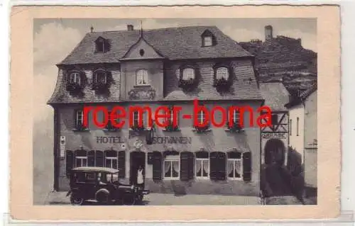 78739 Ak Cobern (Mosel) Hotel Schwanen um 1920