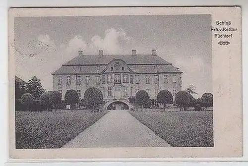 63153 Ak Füchtorf Schloß Frh.v. Kettler 1917