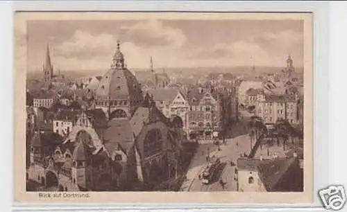 31921Feldpost Ak Blick auf Dortmund Synagoge 1915