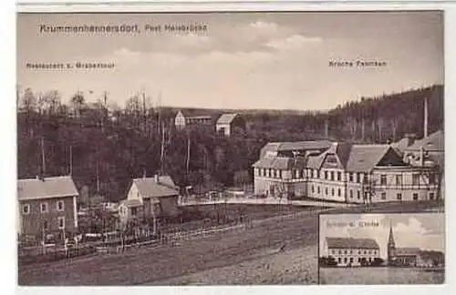 39647 Ak Krummenhennersdorf bei Halsbrücke um 1910