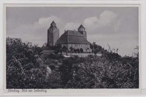 96121 Ak Eilenburg Blick zur Sorbenburg um 1940