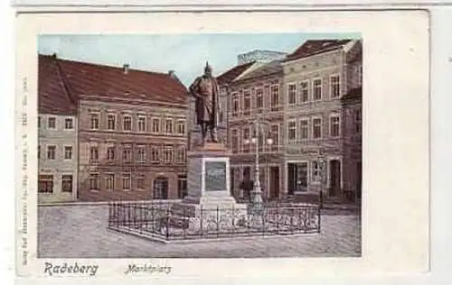 39188 Ak Radeberg Markplatz 1901