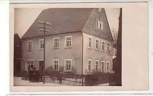 38923 Foto Ak Niederfrohna in Sachsen Wohnhaus um 1920