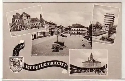 53135 Mehrbild Ak Gruß aus Reichenbach im Vogtland 1959