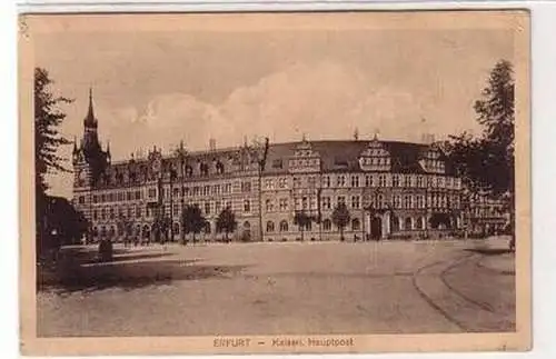 41499 Ak Erfurt kaiserliche Hauptpost 1911