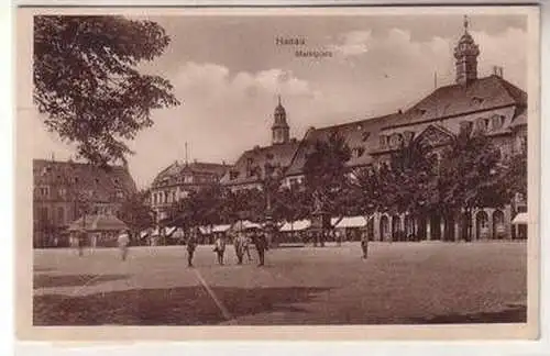 11393 Feldpost Ak Hanau Marktplatz 1916