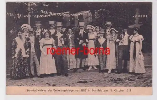 84551 Ak Hundertjahrfeier der Befreiungskriege von 1813 in Bramfeld 19.10.1913