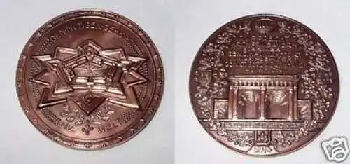 rare Bronze Medaille Festung Lille 1. Weltkrieg 1914