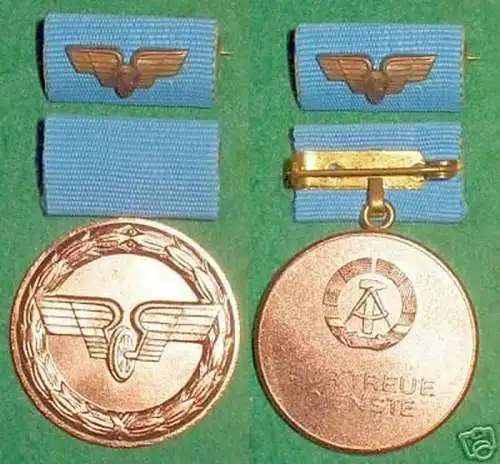 DDR Medaille Deutsche Reichsbahn in Bronze