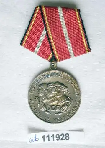 DDR Verdienstmedaille der NVA in 900er Silber (111928)