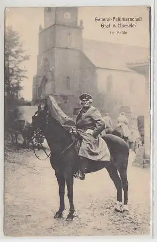 20646 Feldpost Ak Graf von Haeseler Generalfeldmarschall 1916