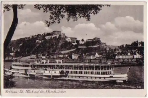 13897 Feldpost Ak Koblenz mit Ehrenbreitstein 1942