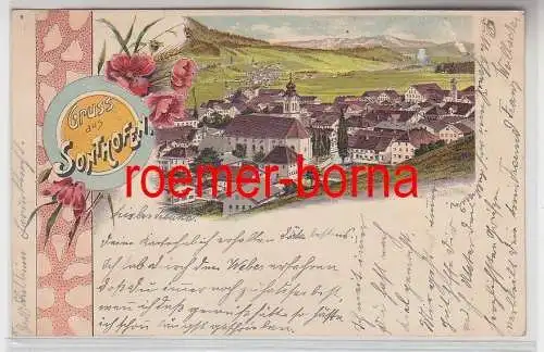 77865 Ak Lithografie Gruss aus Sonthofen 1903