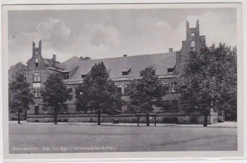 901758 Ak Schweidnitz Świdnica - Kas. Inf.-Rgt. 7, Minenwerfer-Komp. 1938