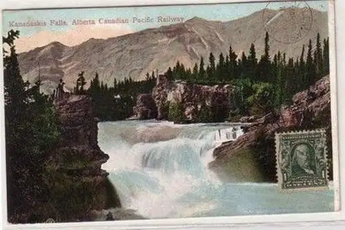 24921 Ak Kanaskis Falls Alberta Canadian Pacific Railway 1908