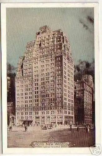 08064 Ak New York Hotel New Weston um 1930