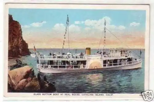 30572 Ak Catalina Island California Seal Rocks um 1920