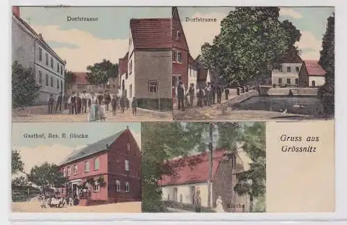 88771 Mehrbild Ak Gruß aus Grössnitz Gasthof, Dorfstraße 1910