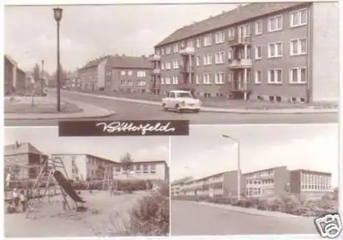 29866 Mehrbild Ak Bitterfeld Oberschule usw. 1984