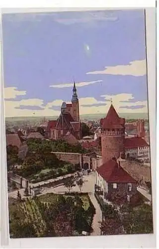 19415 Ak Tangermünde Blick auf die Stadt um 1910