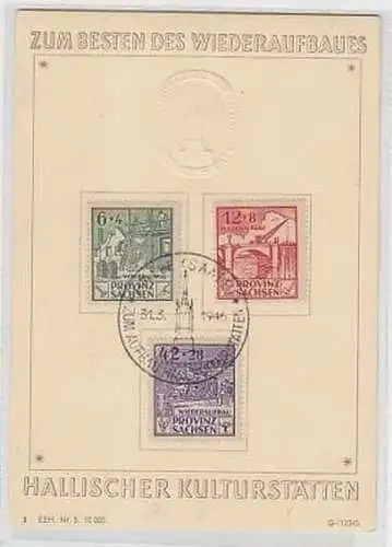 35049 Sonderkarte Aufbau Hallischer Kulturstätten 1946