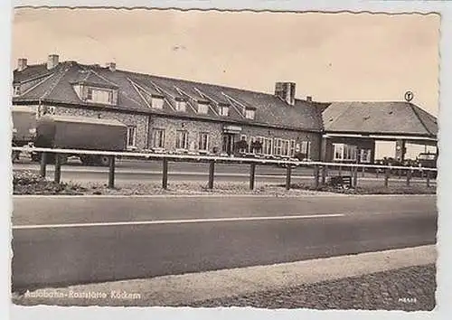 60833 Ak Autobahn Raststätte Köckern 1961