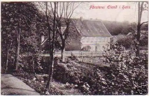 18105 Ak Försterei Elend im Harz um 1920