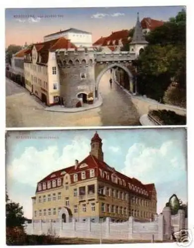 18602/2 Ak Merseburg Krankenhaus usw. um 1918