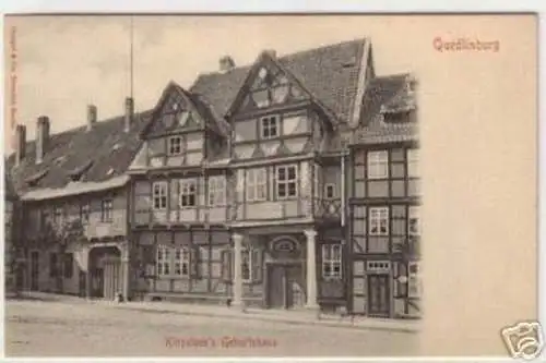 07588 Ak Quedlinburg Klopstocks Geburtshaus um 1900