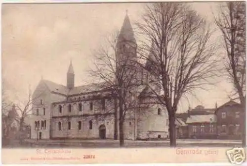 18099 Ak Gernrode Harz St.Cyriacikirche um 1910