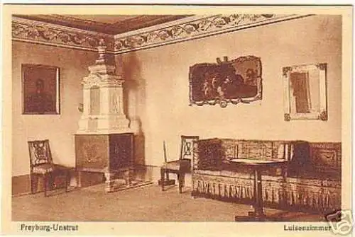 16135 Ak Freyburg a.d.Unstrut Luisenzimmer um 1920