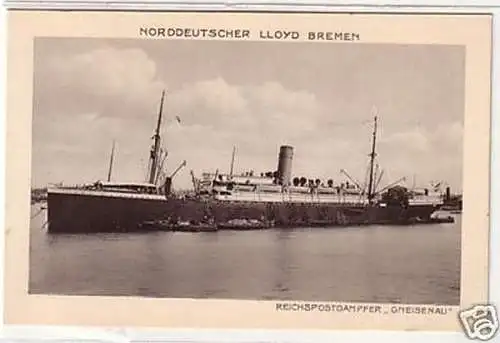 23031 Ak Reichspostdampfer "Gneisenau" um 1920