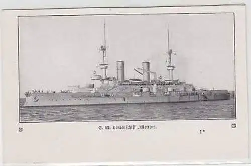 44556 Ak S.M. Linienschiff "Wettin" um 1920